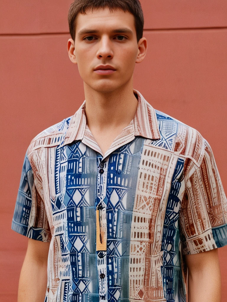 Printed Multi-Color Shirt for Men